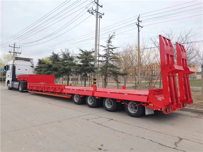 低平板半挂车
